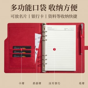 商务笔记本礼盒套装定制logo高颜值学生记事本